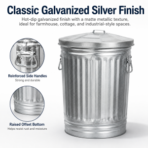 Classic Galvanized Silver Finish