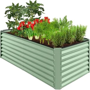 HX-10 Heavy Duty Rectangular Galvanized Steel Raised Garden Bed for Wholesale OEM