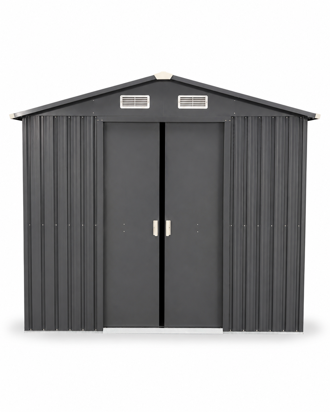 GS-02 Factory Direct Supply Outdoor Metal Tool Shed, Weatherproof Galvanized Steel Storage Solution for Export