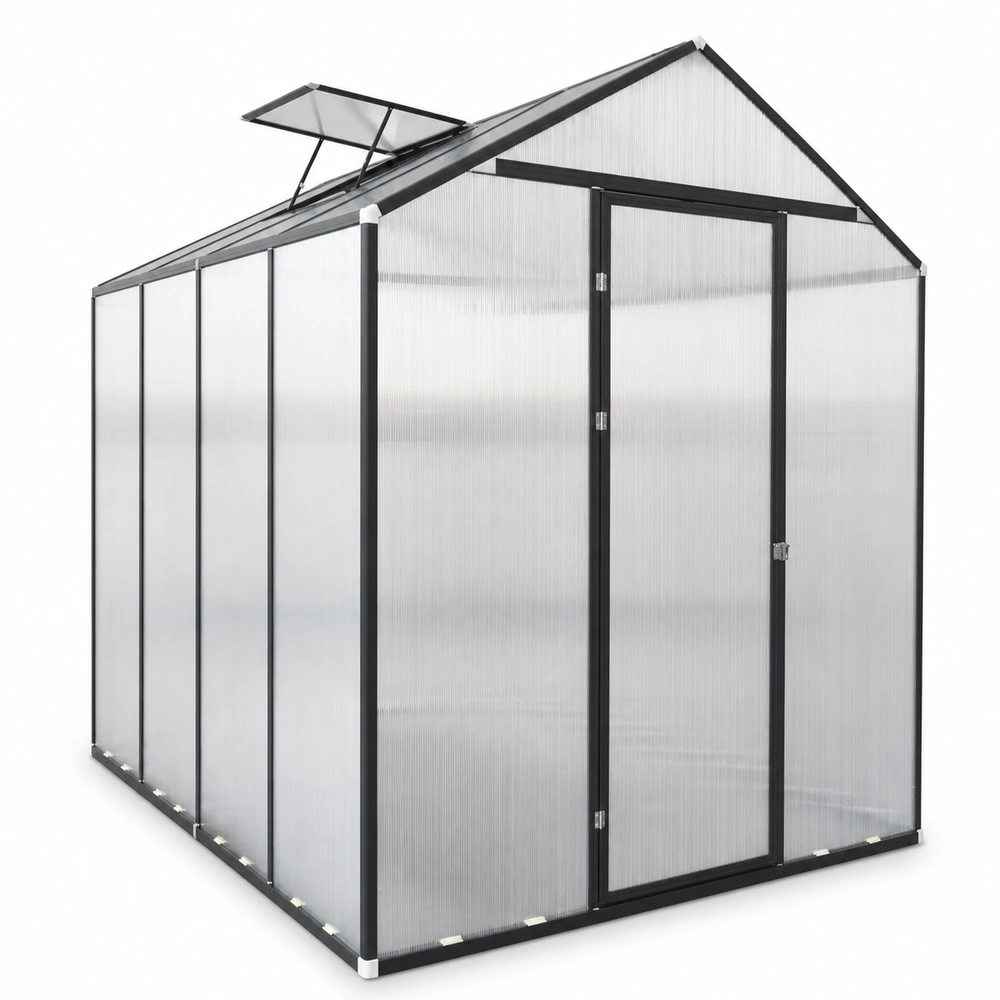 NF-01 Wholesale Polycarbonate Greenhouse with Reduced-Screw Assembly