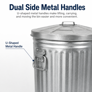 Dual Side Metal Handles